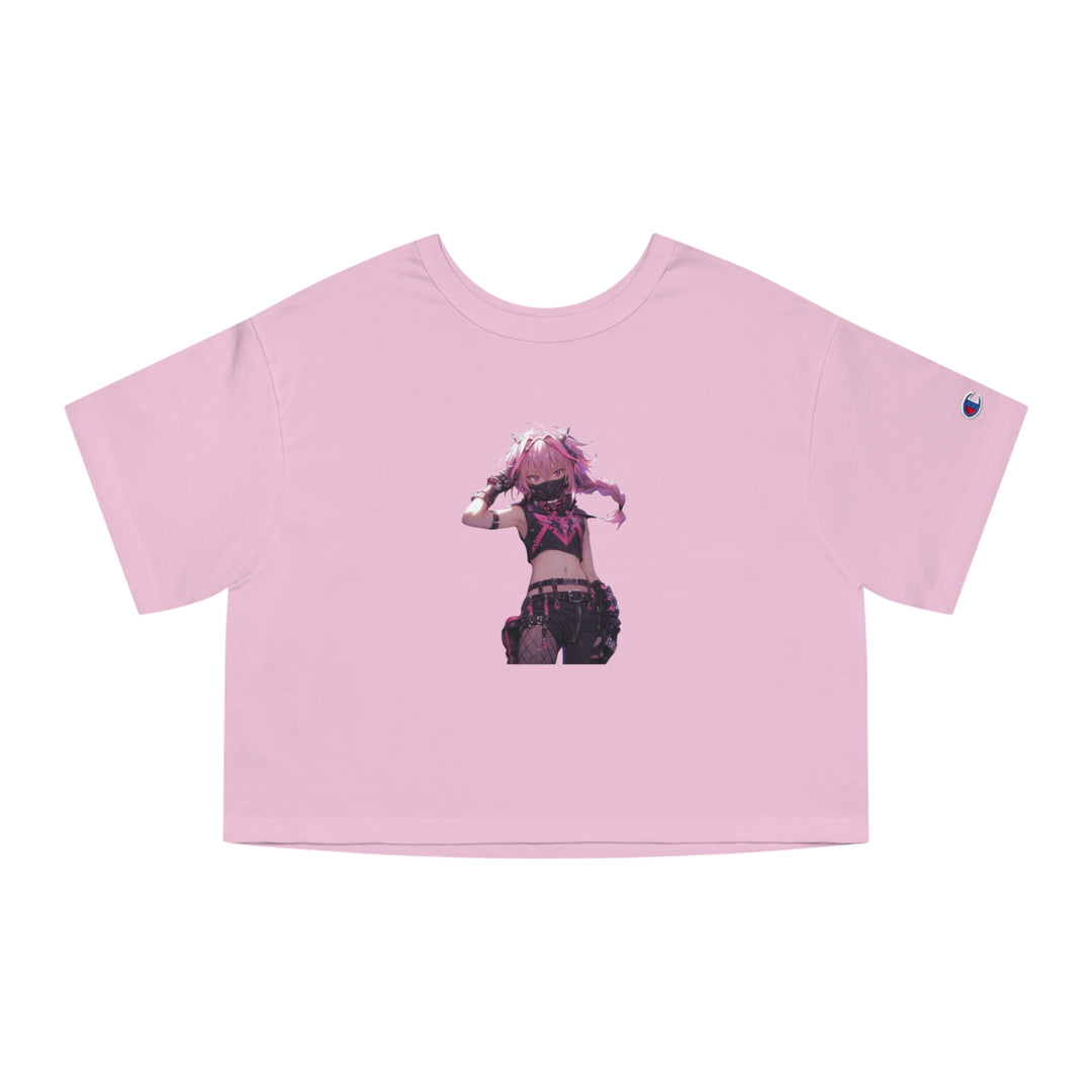 Femboy Cropped Shirt - Techwear Astolfo Stil - Femboyzone