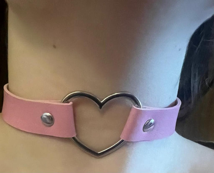 Femboy choker with heart - Femboyzone