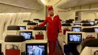 review austrian airlines boeing 777 business class